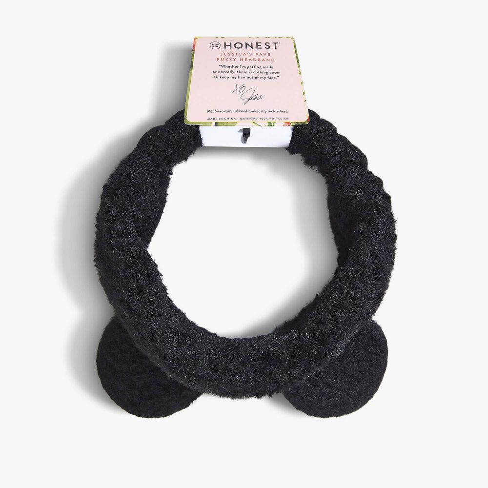 Fuzzy Headband, Black